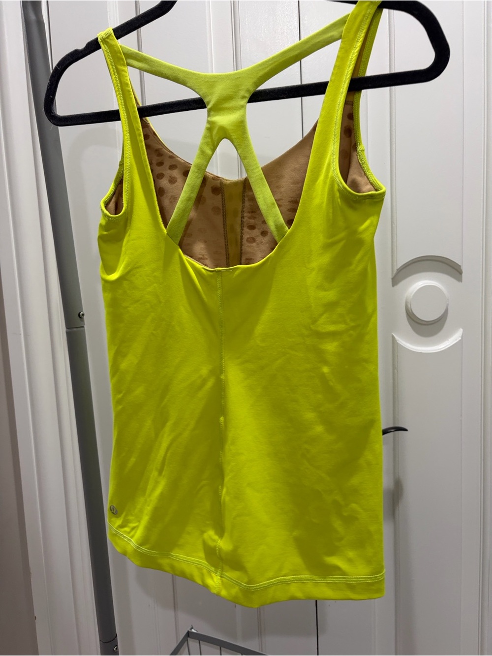 Lululemon Neon Yellow Racerback Tank Top - (sz 6)